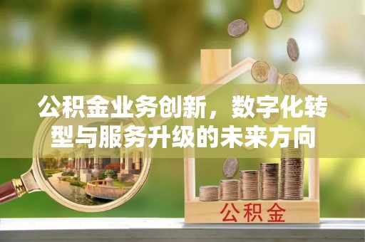 古镇公积金业务创新，数字化转型与服务升级的未来方向
