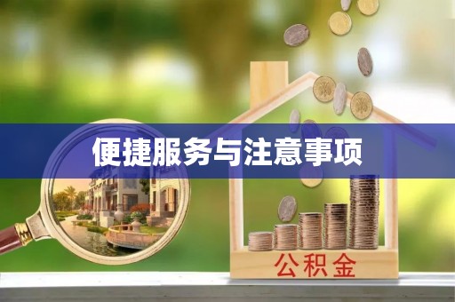 古镇便捷服务与注意事项