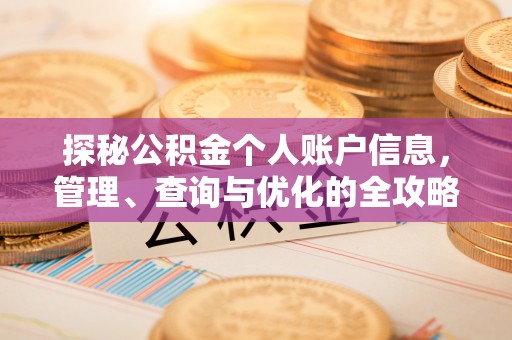 古镇探秘公积金个人账户信息，管理、查询与优化的全攻略