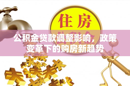 古镇公积金贷款调整影响，政策变革下的购房新趋势