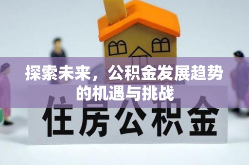 古镇探索未来，公积金发展趋势的机遇与挑战