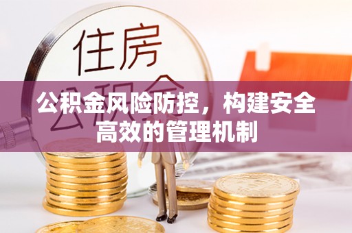 古镇公积金风险防控，构建安全高效的管理机制
